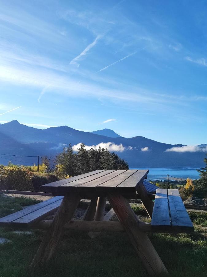 Chambre Vue Lac Av Piscine Prunières 外观 照片