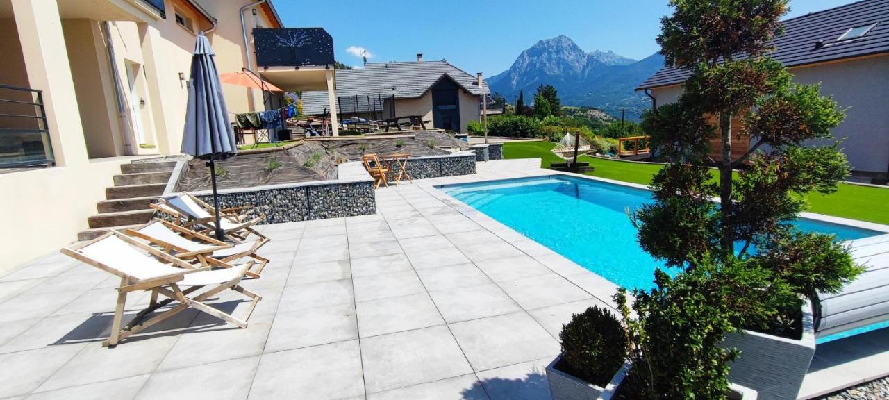 Chambre Vue Lac Av Piscine Prunières 外观 照片