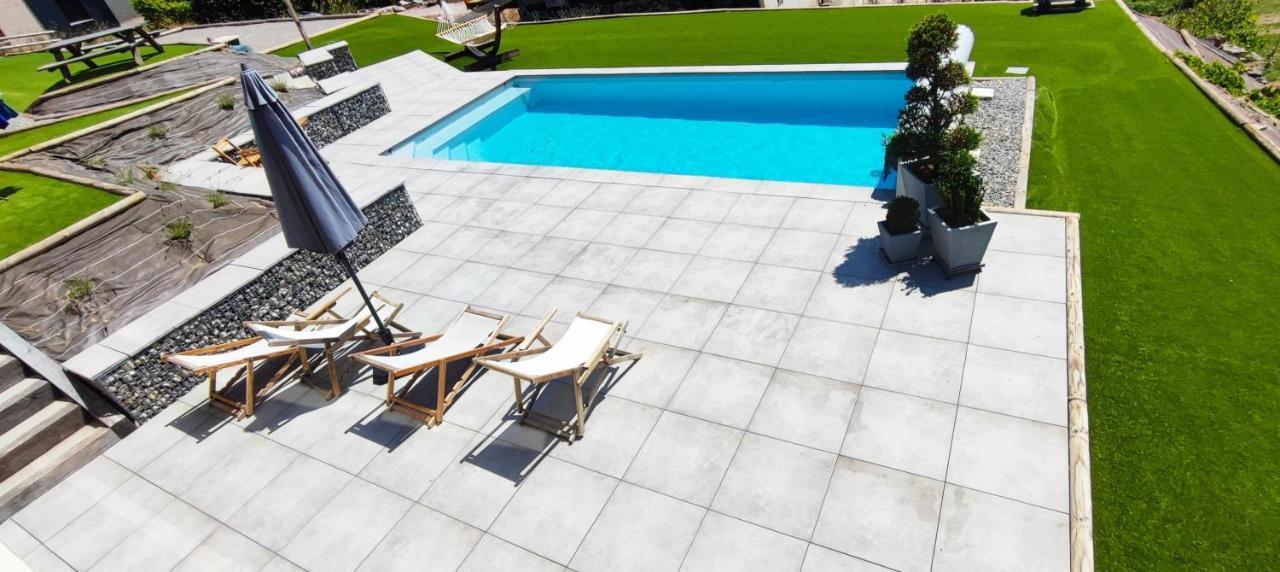 Chambre Vue Lac Av Piscine Prunières 外观 照片