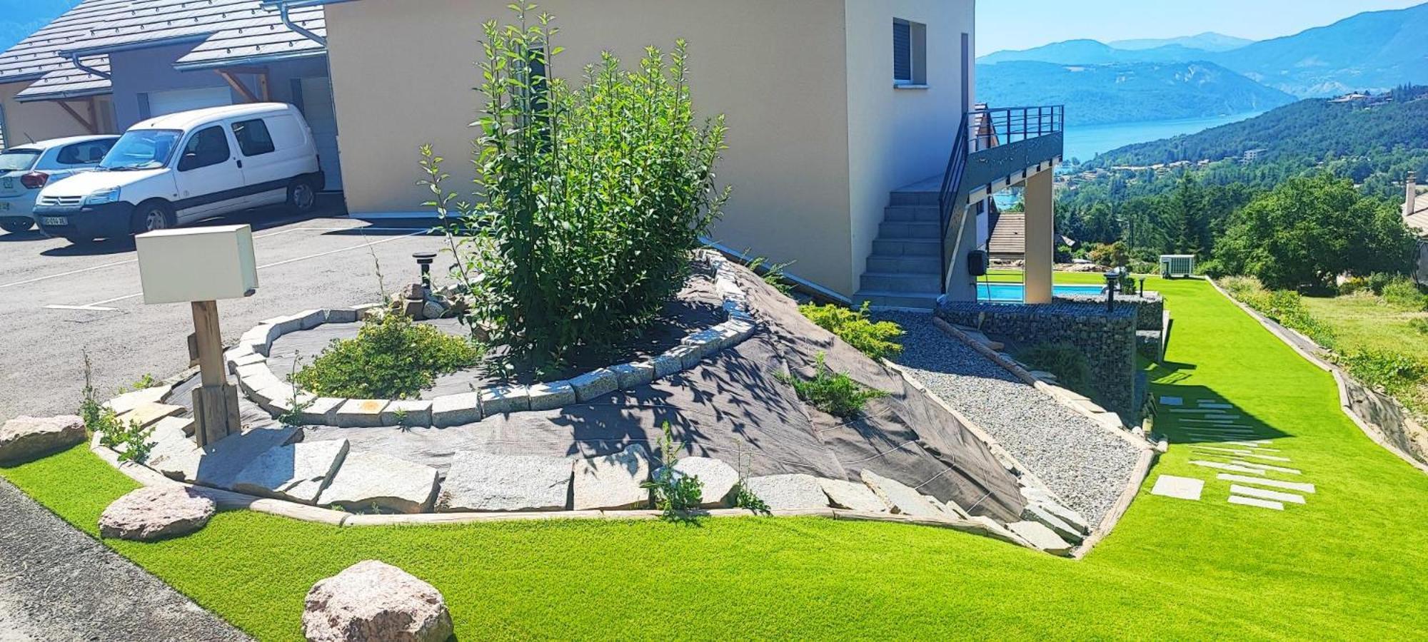 Chambre Vue Lac Av Piscine Prunières 外观 照片